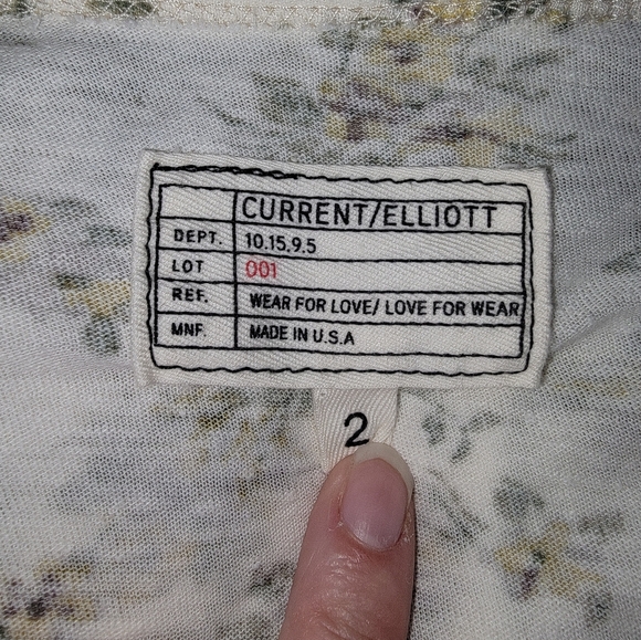 Current/Elliott Top Size 2(M,6/8) Floral - Picture 4 of 8